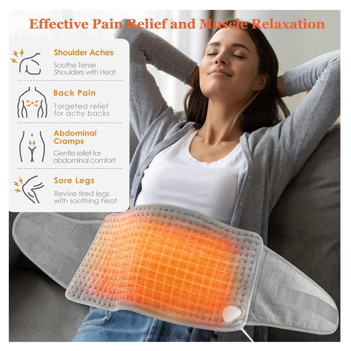 Miniatura 2 de Cinturon Térmico Eléctrico Ajustable